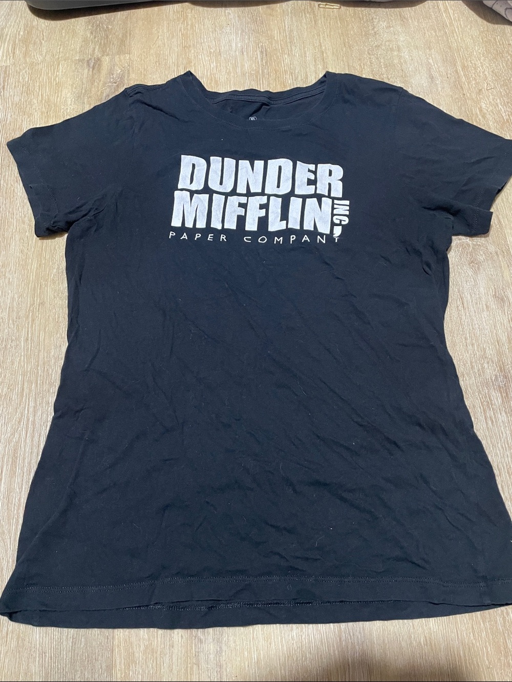 Dunder Mifflin Paper Company Black Graphic Tee 100% cotton XL